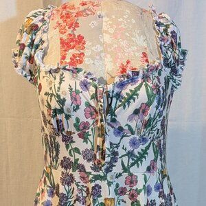 Cider NWT floral off shoulder dress - size 1x